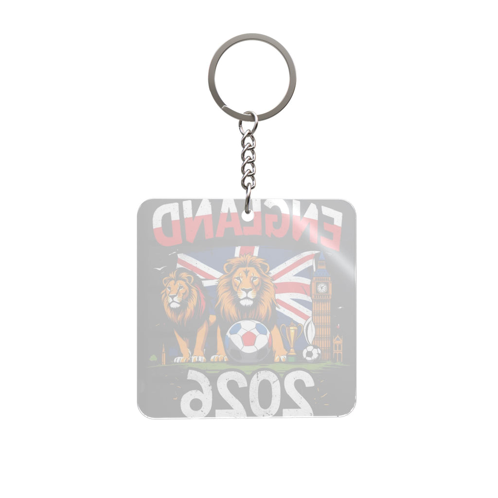 World Cup 2026 England Keychain Football Fan Gift Soccer Key Ring