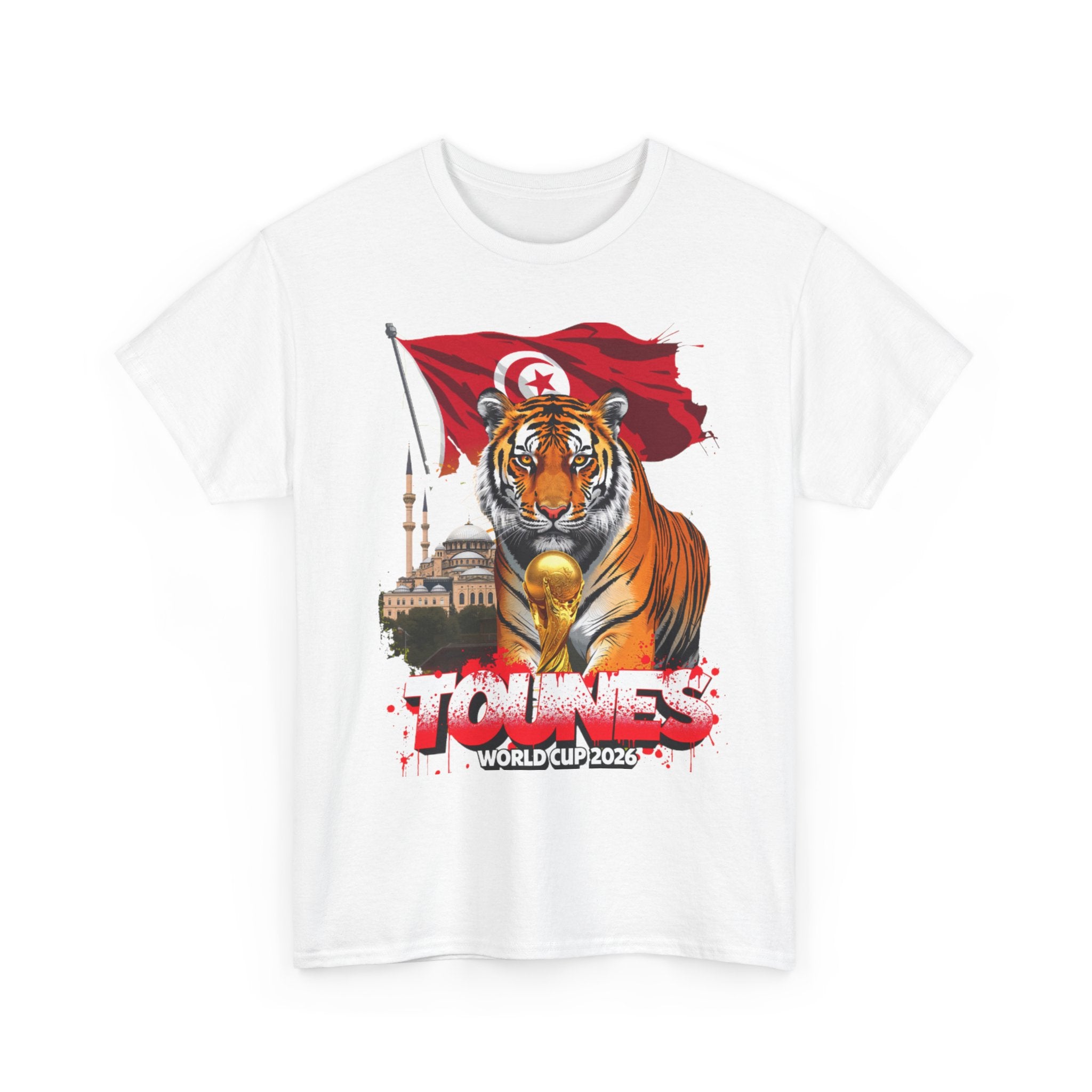 Tunisia 2026 FIFA World Cup T-Shirt | Carthage Eagles Fan Gift | Tunisie Football Tee | Unisex Graphic Tee
