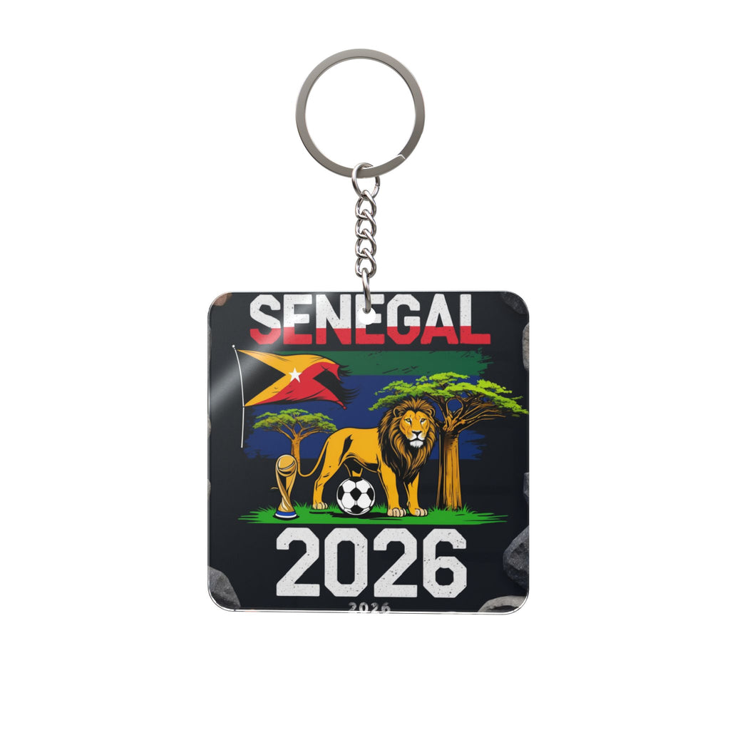 World Cup 2026 Senegal Keychain Football Fan Gift Soccer Key Ring