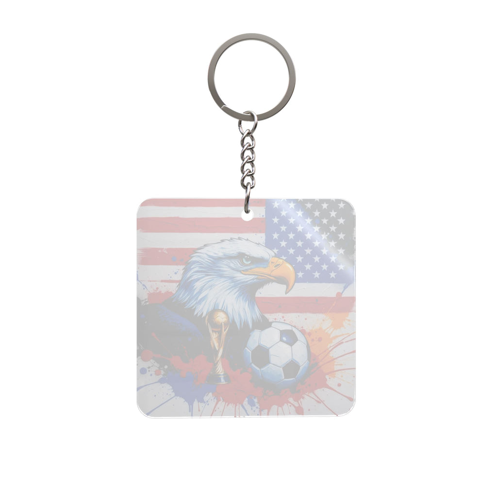 World Cup 2026 United States Keychain Football Fan Gift Soccer Key Ring
