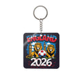 World Cup 2026 England Keychain Football Fan Gift Soccer Key Ring