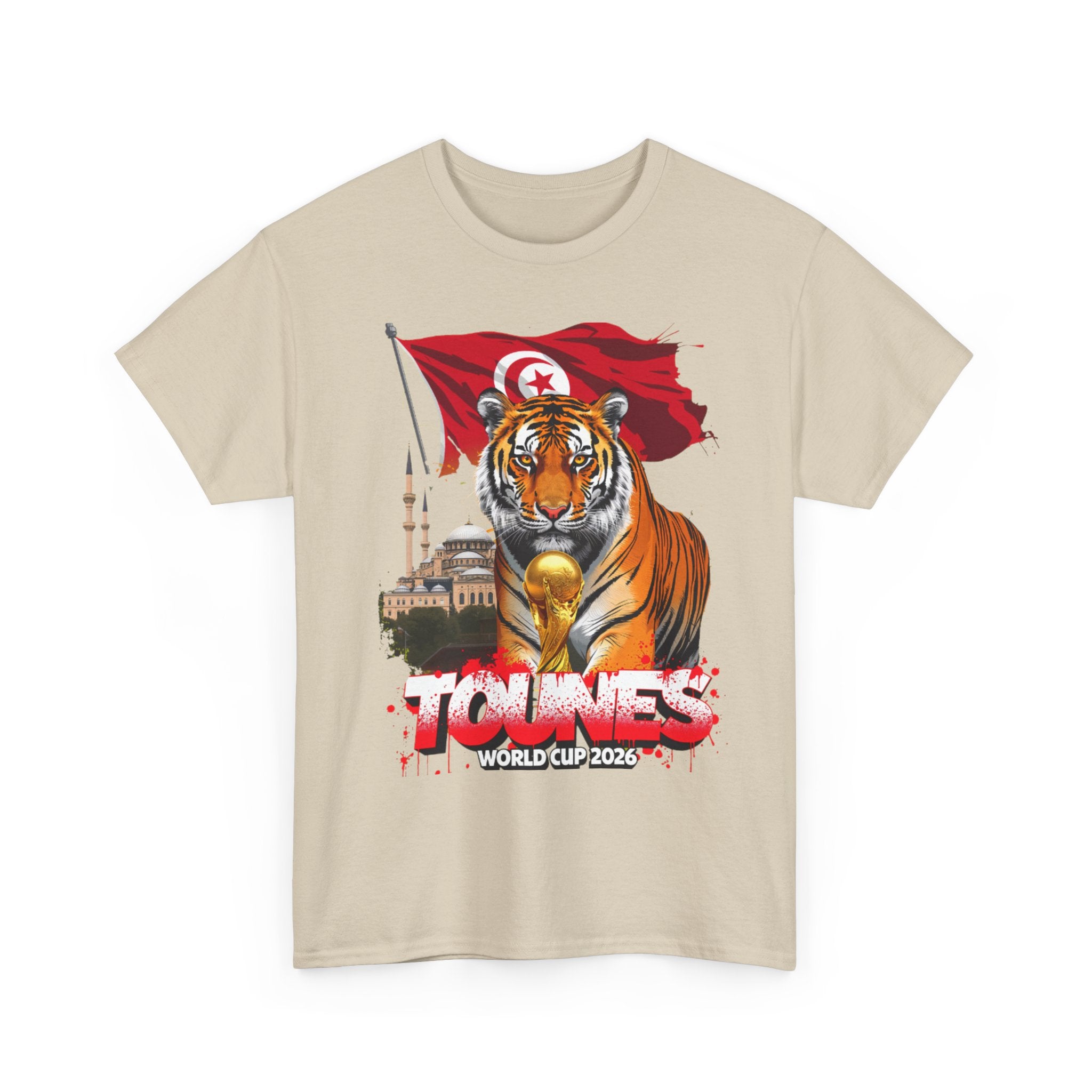 Tunisia 2026 FIFA World Cup T-Shirt | Carthage Eagles Fan Gift | Tunisie Football Tee | Unisex Graphic Tee