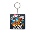 World Cup 2026 Jordan Keychain Football Fan Gift Soccer Key Ring