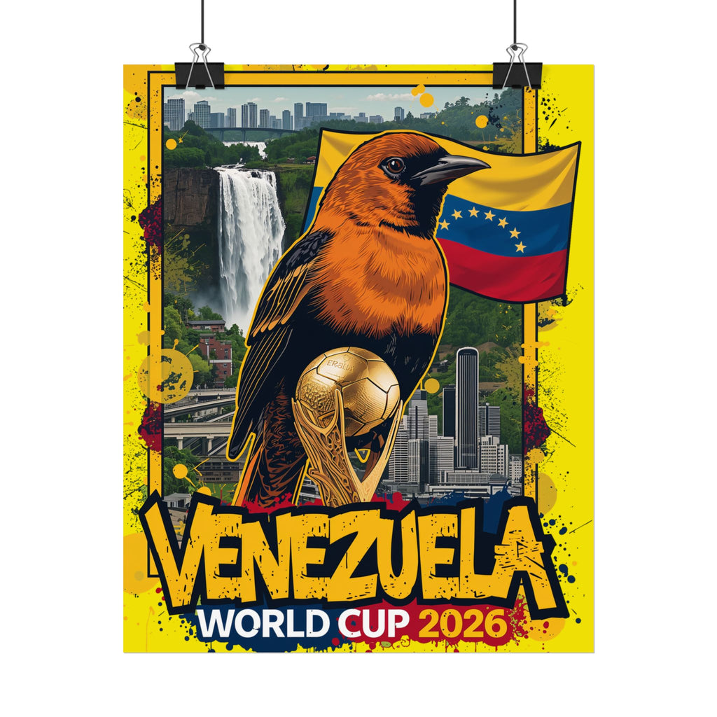 Venezuela World Cup 2026 Poster — Football/Selección Fan Art