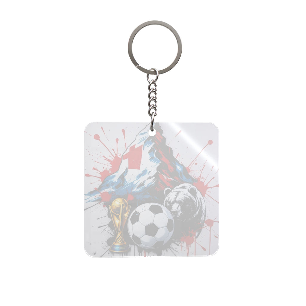 World Cup 2026 Switzerland Keychain Football Fan Gift Soccer Key Ring