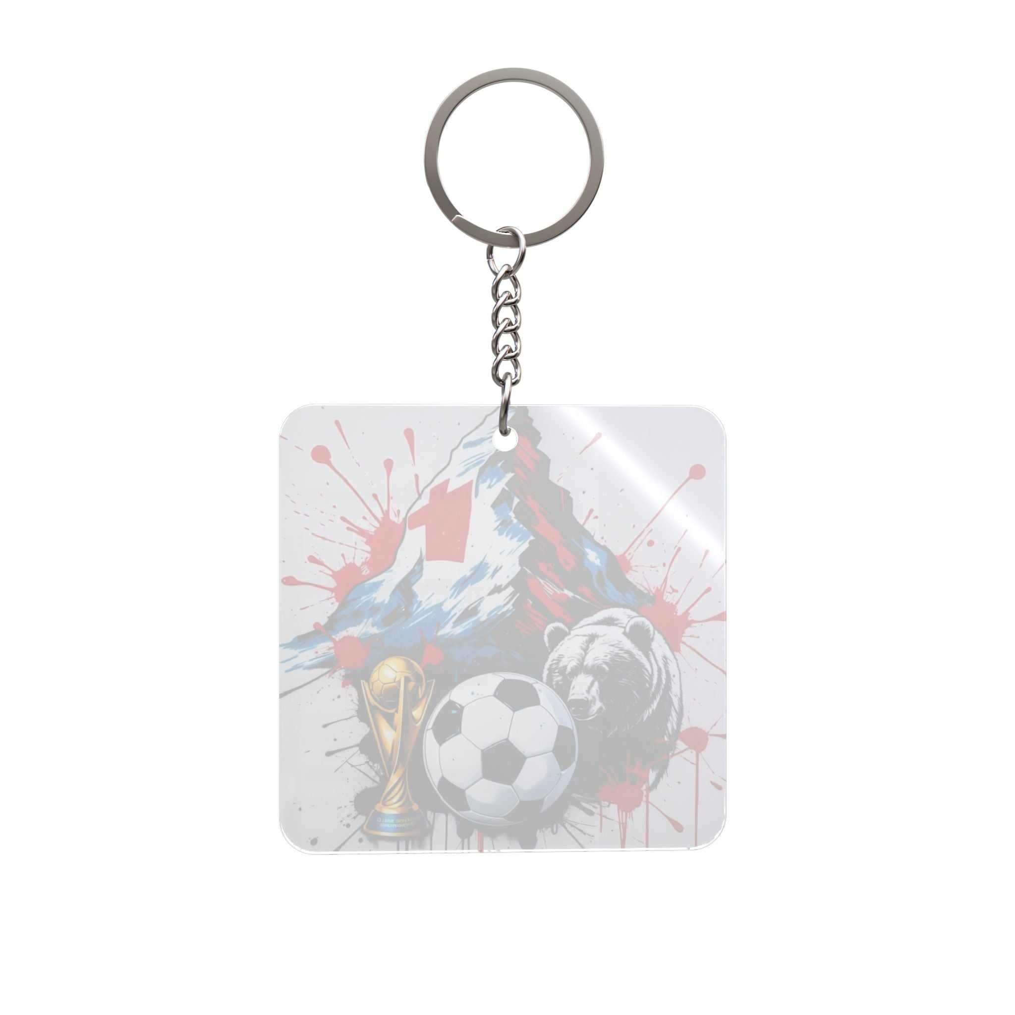 World Cup 2026 Switzerland Keychain Football Fan Gift Soccer Key Ring