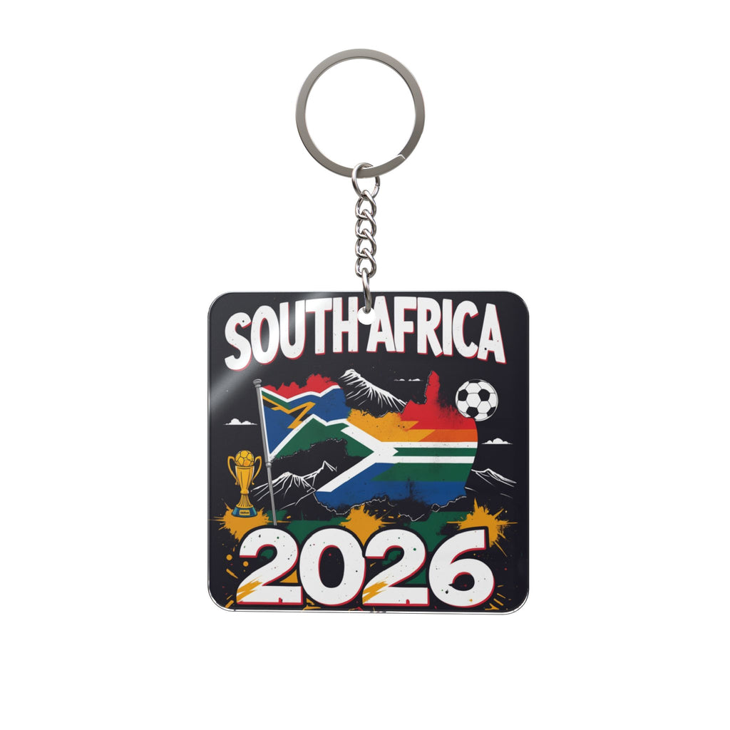 World Cup 2026 South Africa Keychain Football Fan Gift Soccer Key Ring