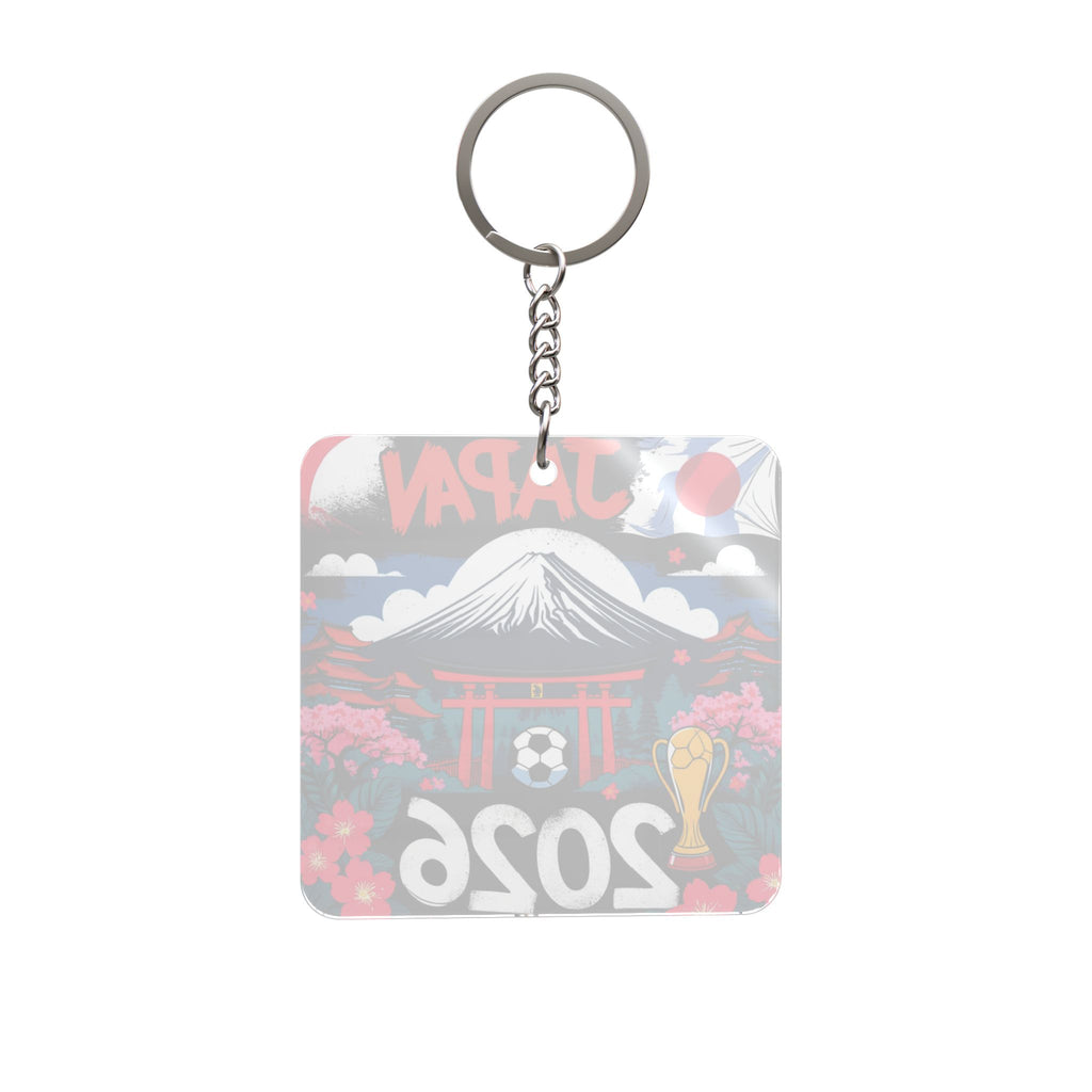 World Cup 2026 Japan Keychain Football Fan Gift Soccer Key Ring