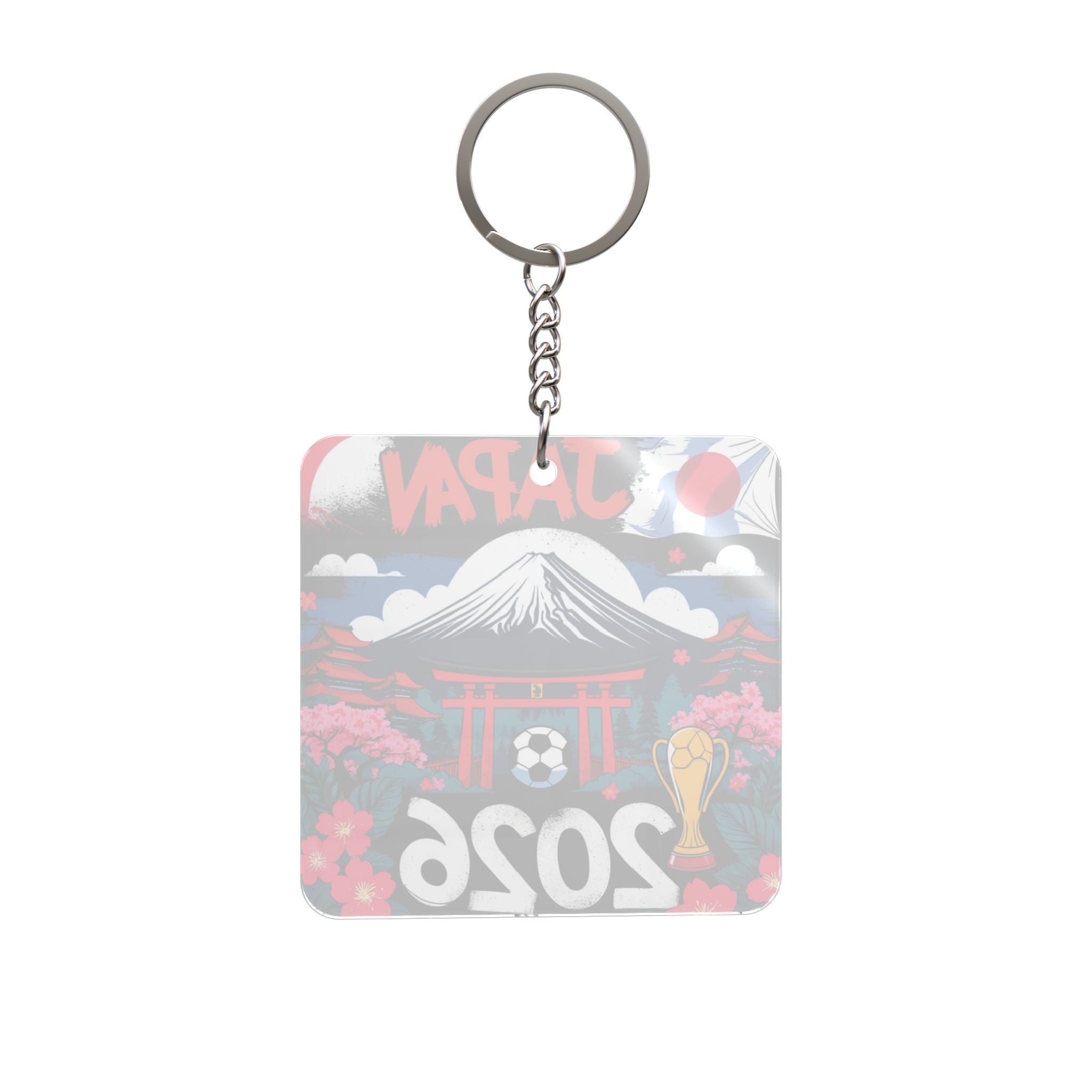 World Cup 2026 Japan Keychain Football Fan Gift Soccer Key Ring