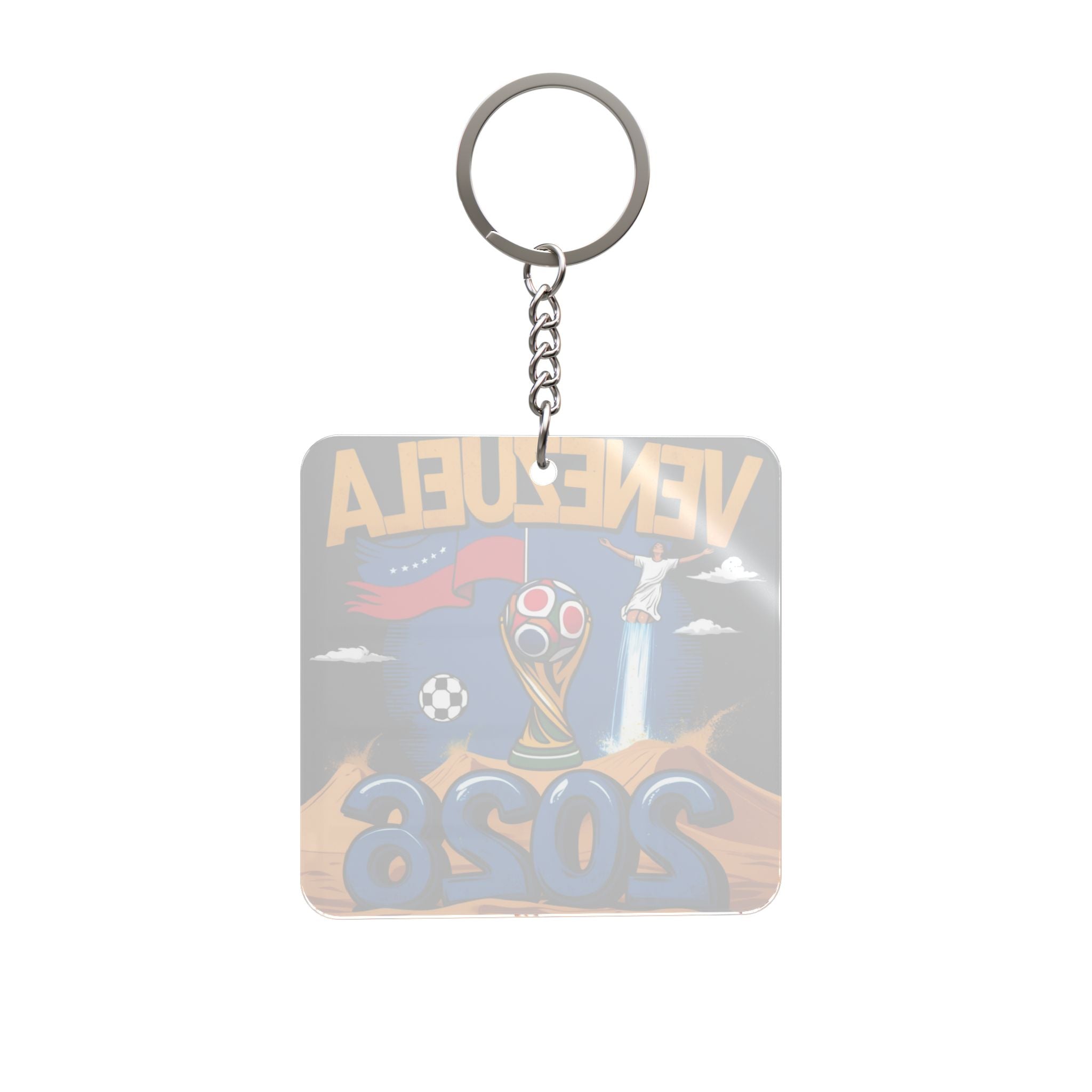 World Cup 2026 Venezuela Keychain Football Fan Gift Soccer Key Ring