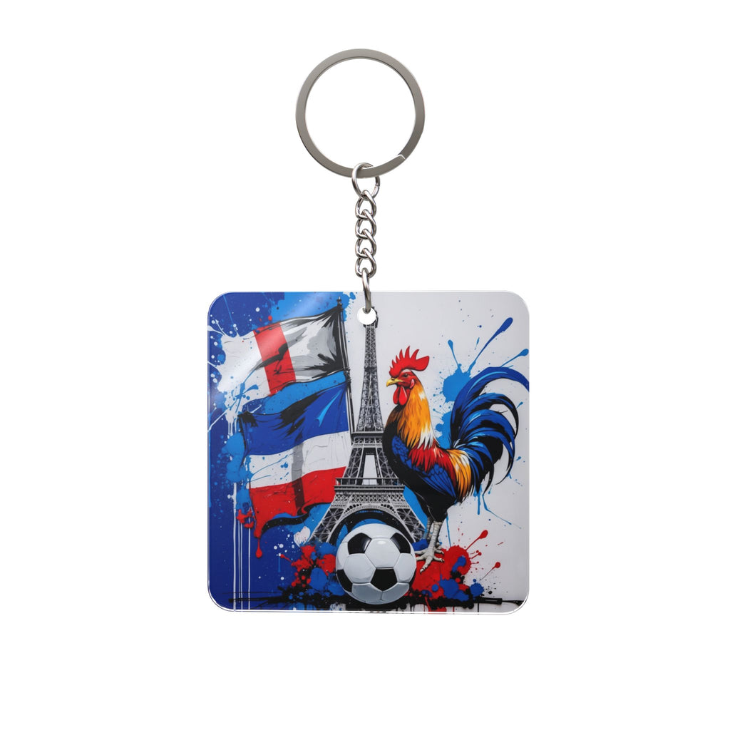 World Cup 2026 France Keychain Football Fan Gift Soccer Key Ring