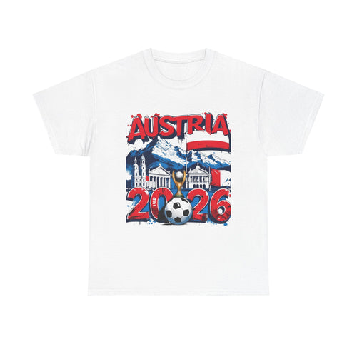 Austria 2026 FIFA World Cup T-Shirt | Das Team Fan Gift | Austrian Soccer Tee | Unisex