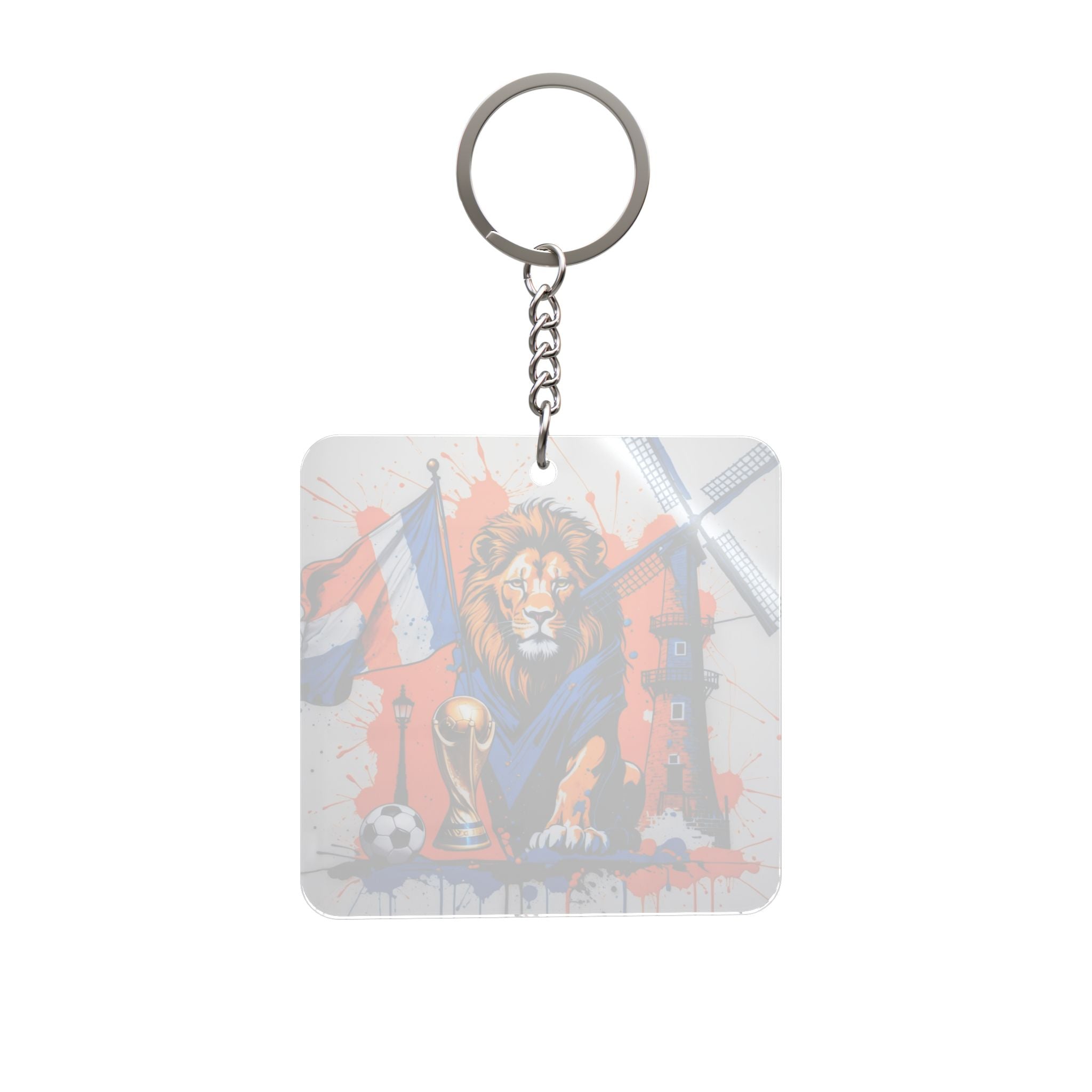 World Cup 2026 Netherlands Keychain Football Fan Gift Soccer Key Ring