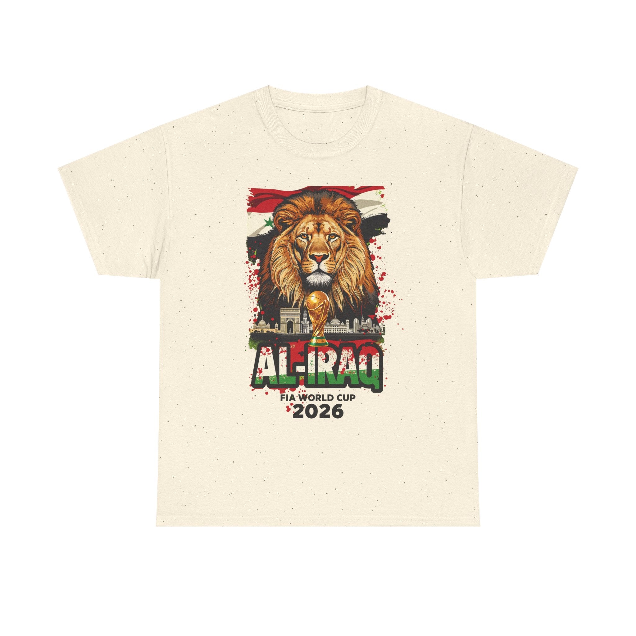 Iraq 2026 FIFA World Cup T-Shirt | Lions of Mesopotamia Fan Gift | Iraq Football Tee | Unisex Graphic Tee