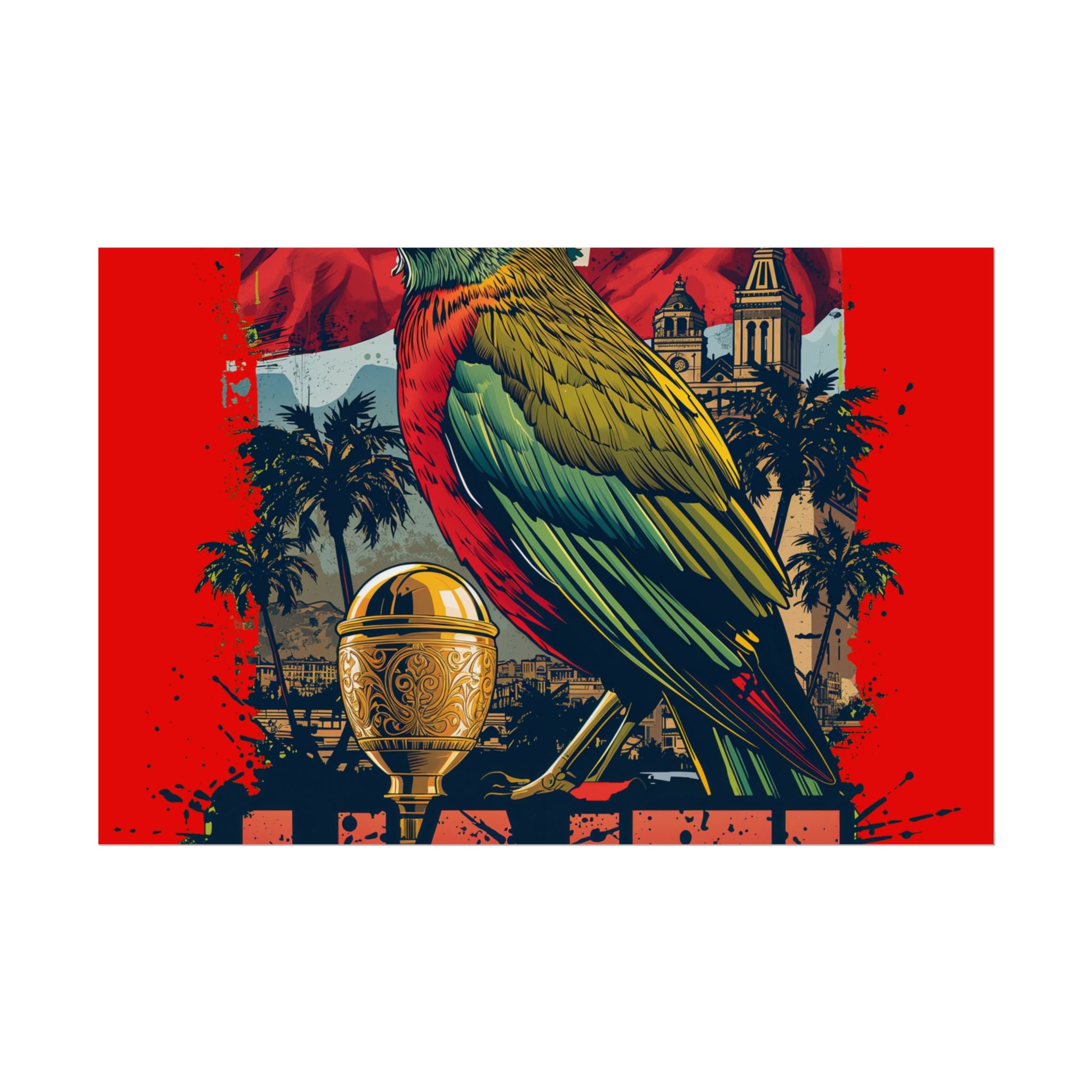 Haiti Soccer Poster 2026 World Cup Les Grenadiers Wall Art Football Print
