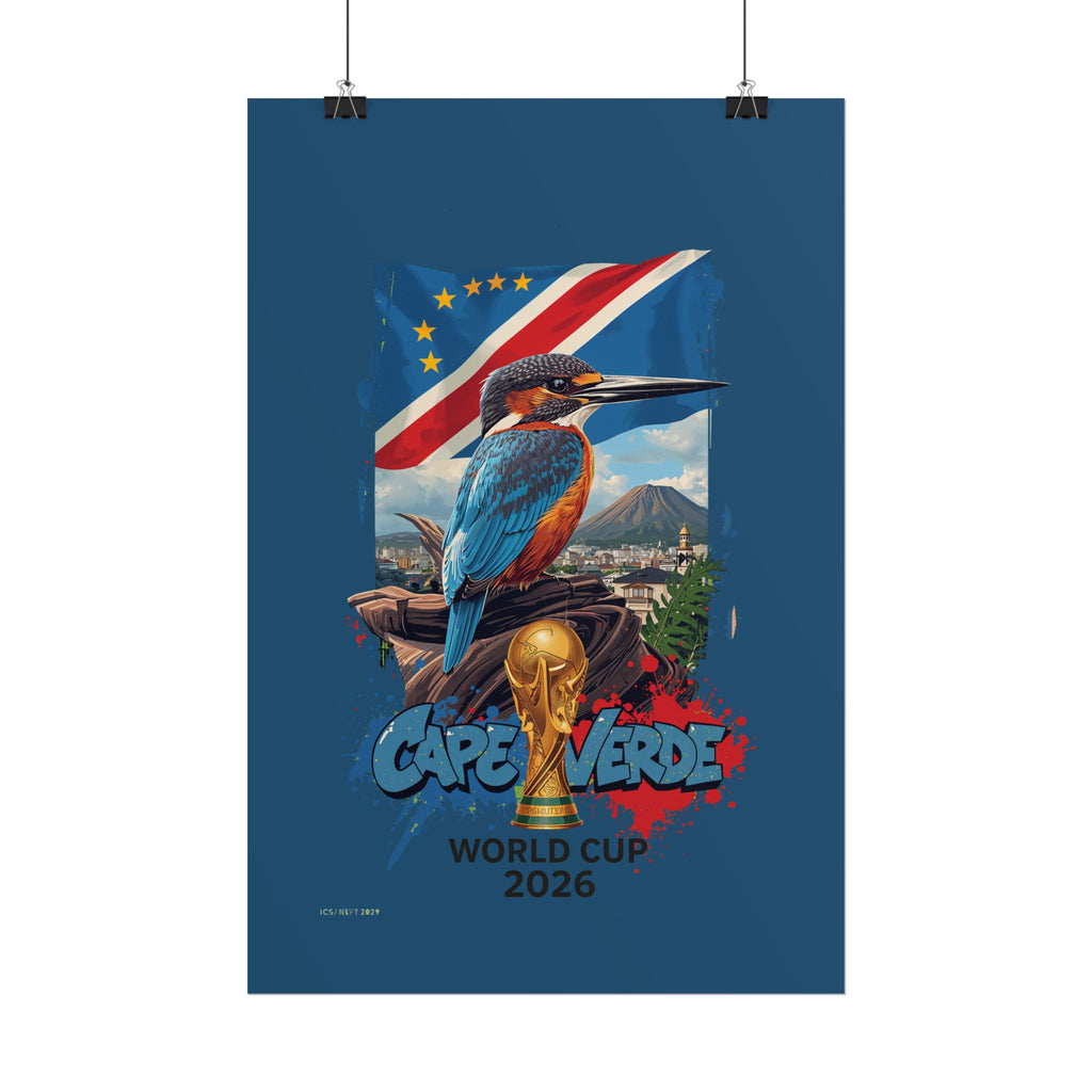 Cape Verde World Cup 2026 Poster - Rolled Football Fan Art