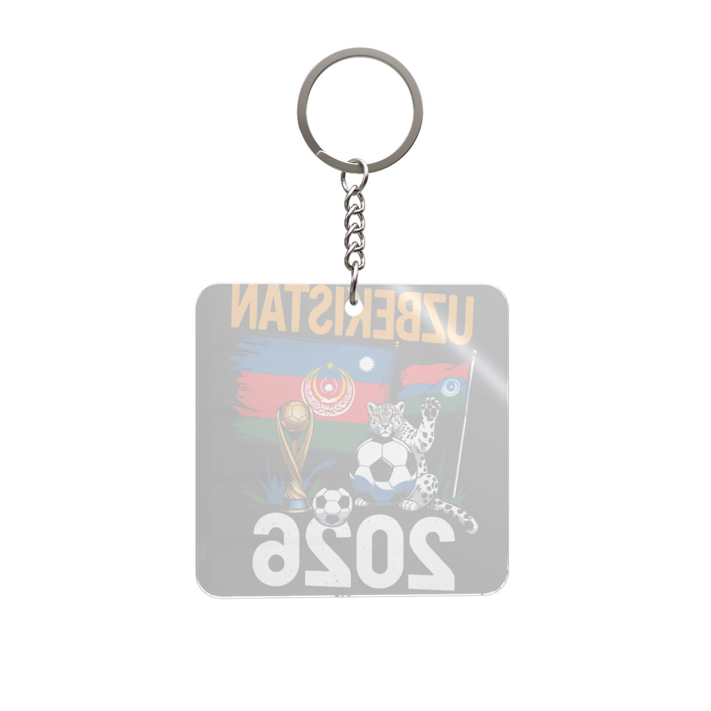 World Cup 2026 Uzbekistan Keychain Football Fan Gift Soccer Key Ring
