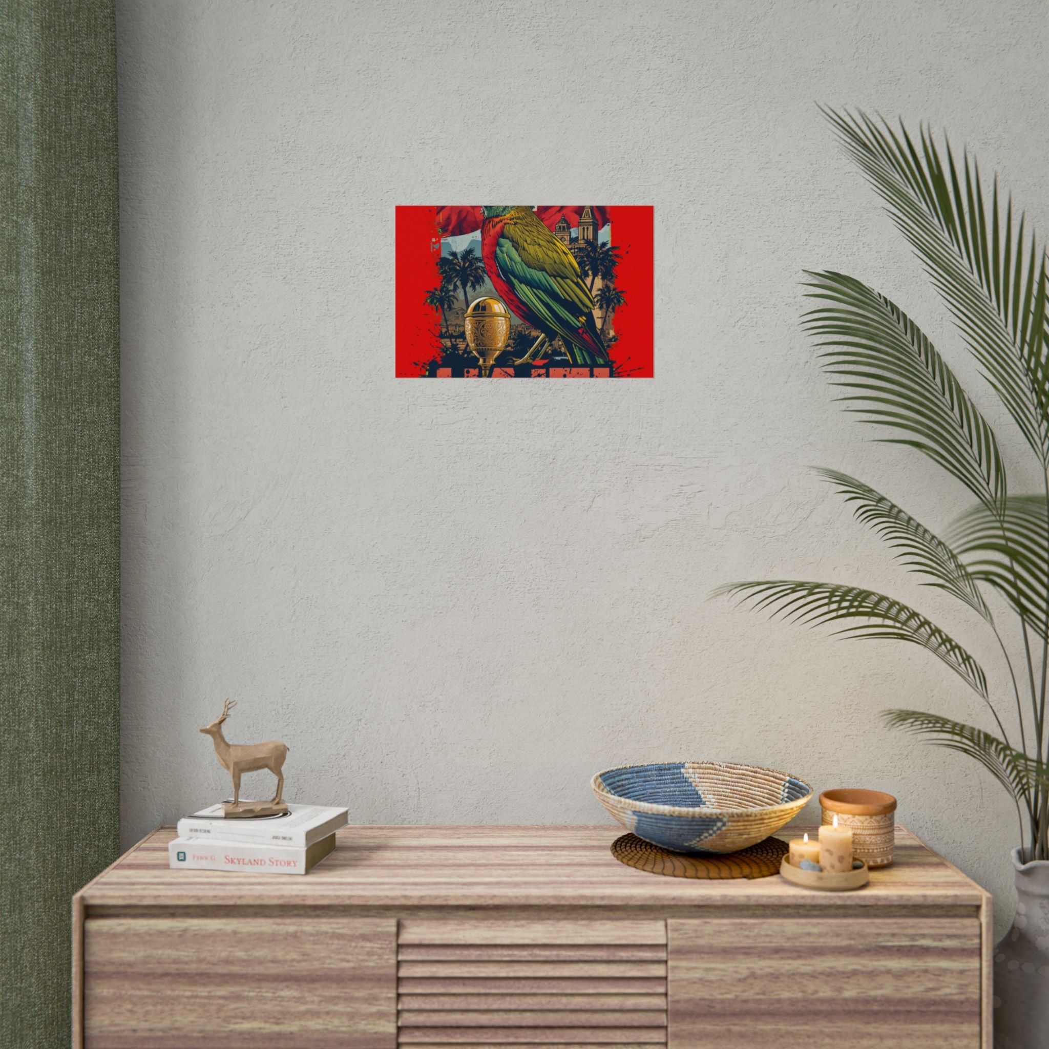 Haiti Soccer Poster 2026 World Cup Les Grenadiers Wall Art Football Print