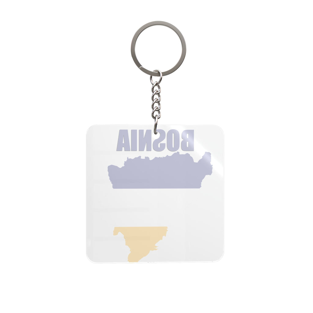 World Cup 2026 Bosnia Keychain EUROPE Football Fan Gift