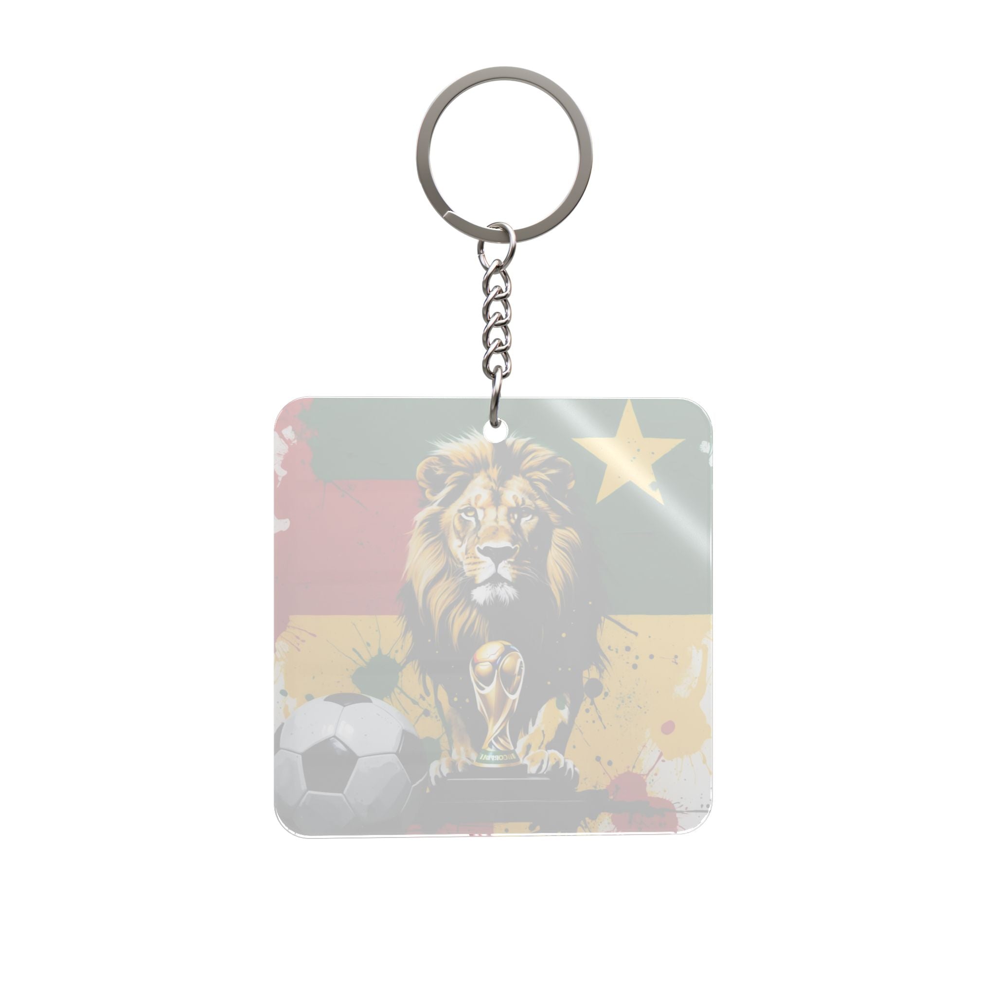 World Cup 2026 Cameroon Keychain Football Fan Gift Soccer Key Ring