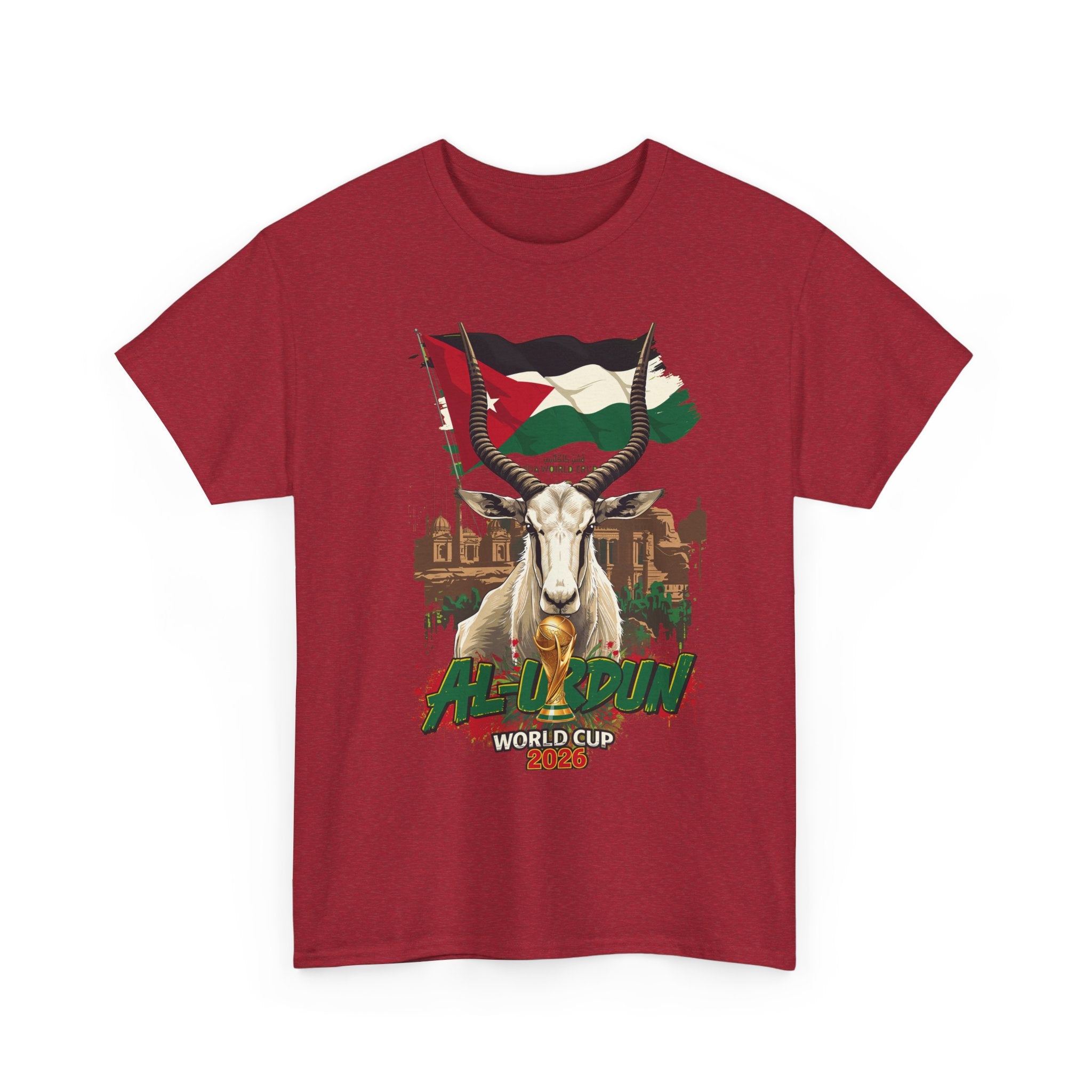 Jordan 2026 FIFA World Cup T-Shirt | The Chivalrous Fan Gift | Al-Nashama Football Tee | Unisex Graphic Tee