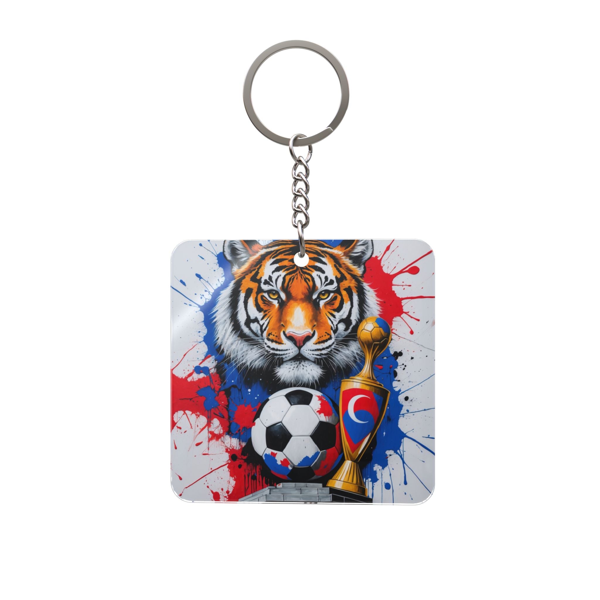 World Cup 2026 South Korea Keychain Football Fan Gift Soccer Key Ring