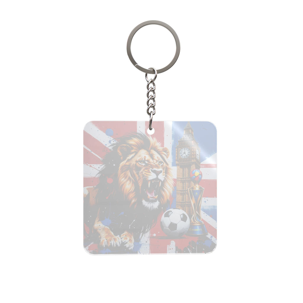 World Cup 2026 England Keychain Football Fan Gift Soccer Key Ring