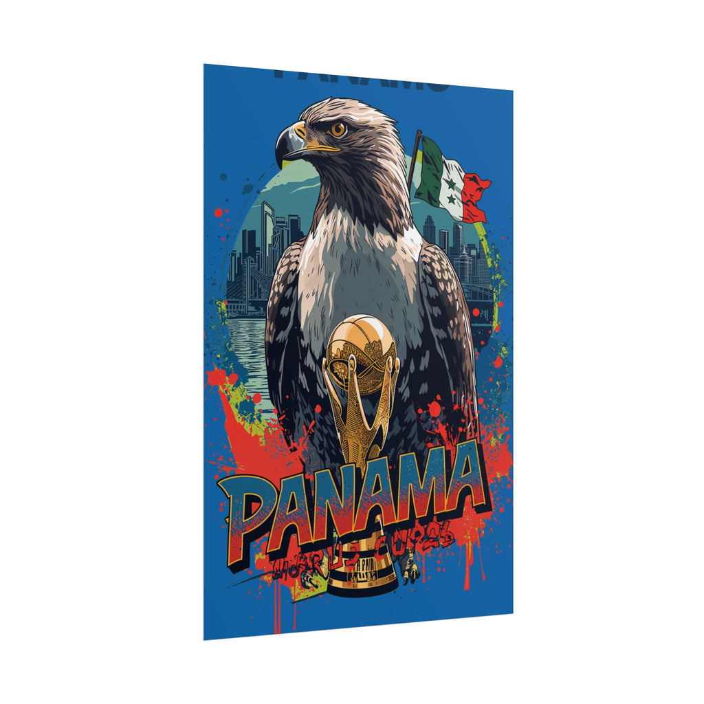 Panama Soccer Poster 2026 World Cup La Roja Wall Art Football Team Print