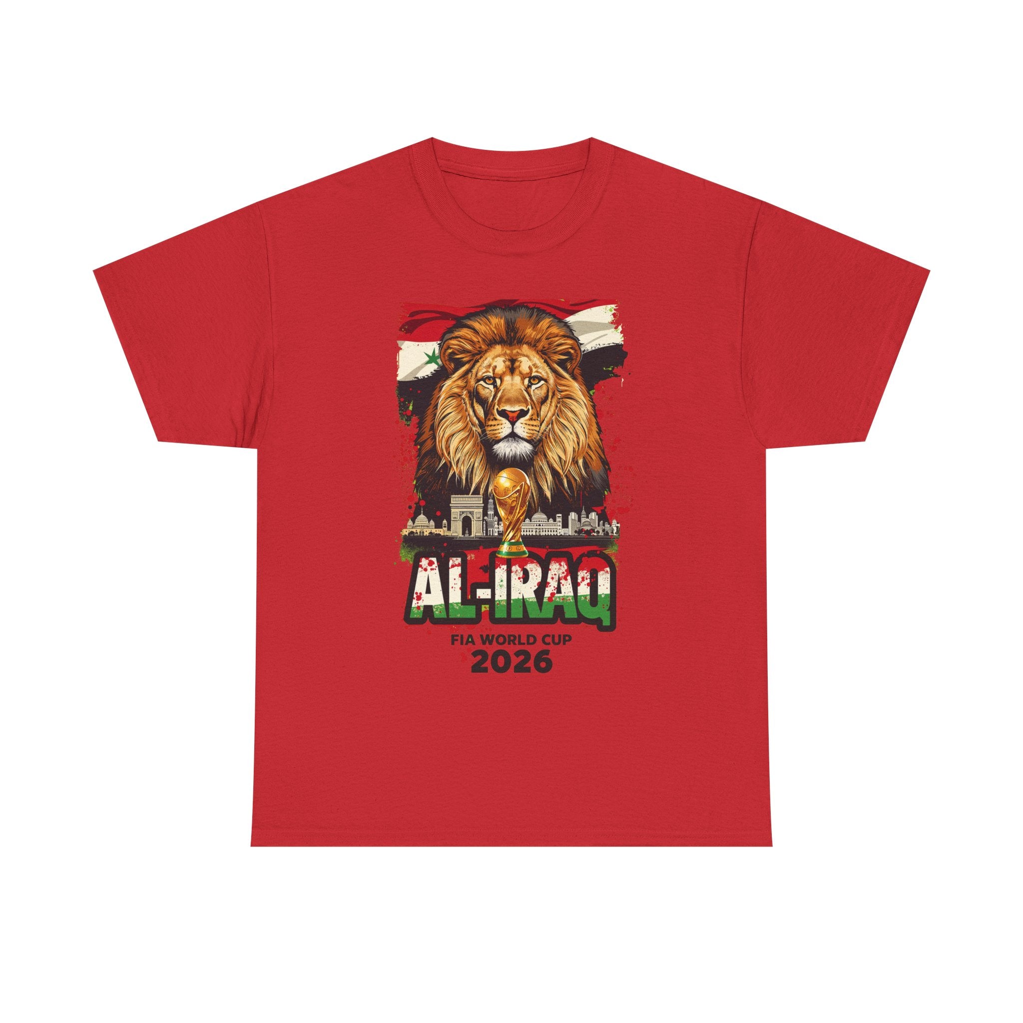 Iraq 2026 FIFA World Cup T-Shirt | Lions of Mesopotamia Fan Gift | Iraq Football Tee | Unisex Graphic Tee