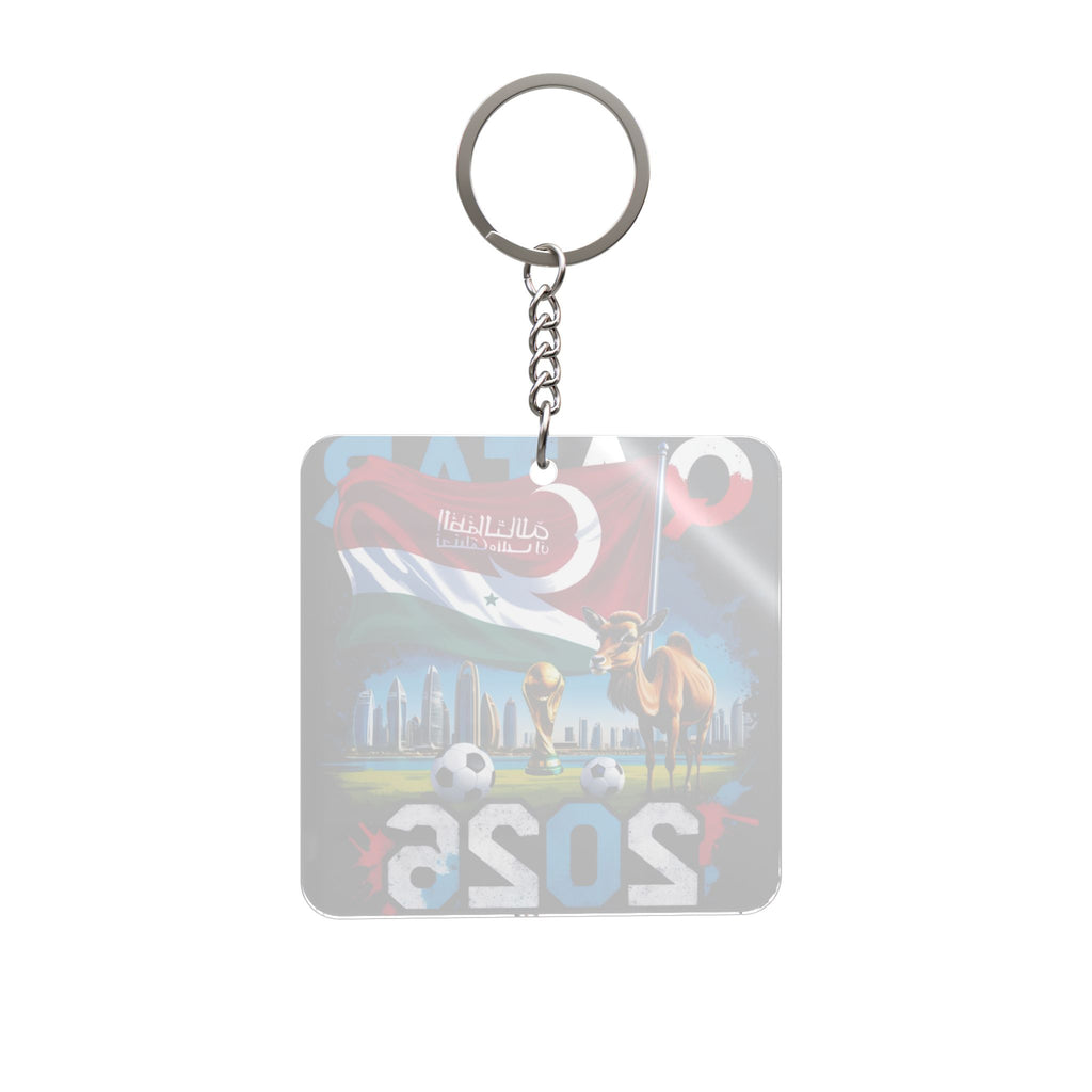 World Cup 2026 Qatar Keychain Football Fan Gift Soccer Key Ring