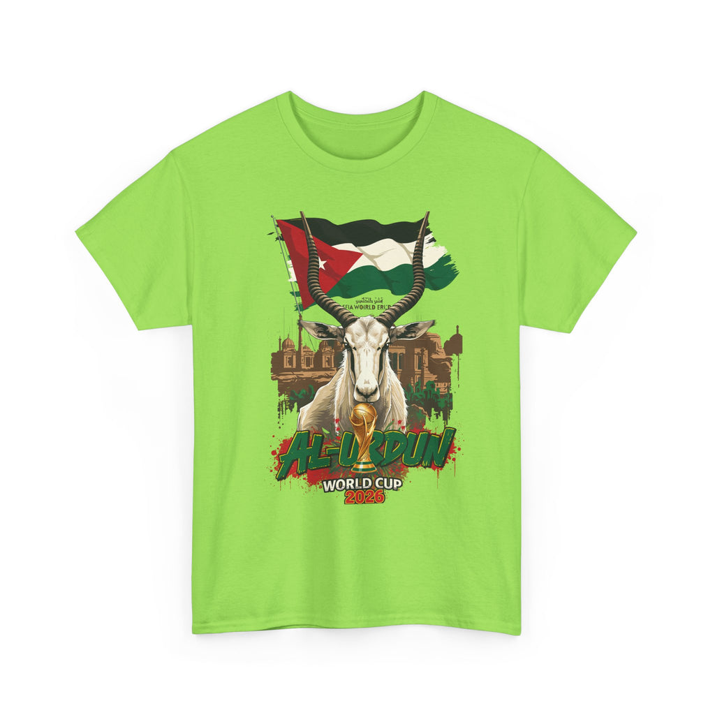 Jordan 2026 FIFA World Cup T-Shirt | The Chivalrous Fan Gift | Al-Nashama Football Tee | Unisex Graphic Tee