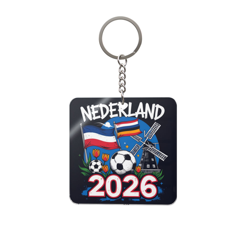 World Cup 2026 Netherlands Keychain Football Fan Gift Soccer Key Ring