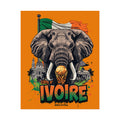Ivory Coast Soccer Poster 2026 World Cup Elephants Wall Art Football Print