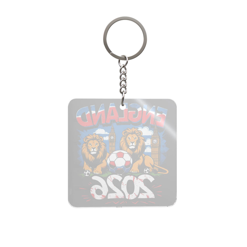 World Cup 2026 England Keychain Football Fan Gift Soccer Key Ring