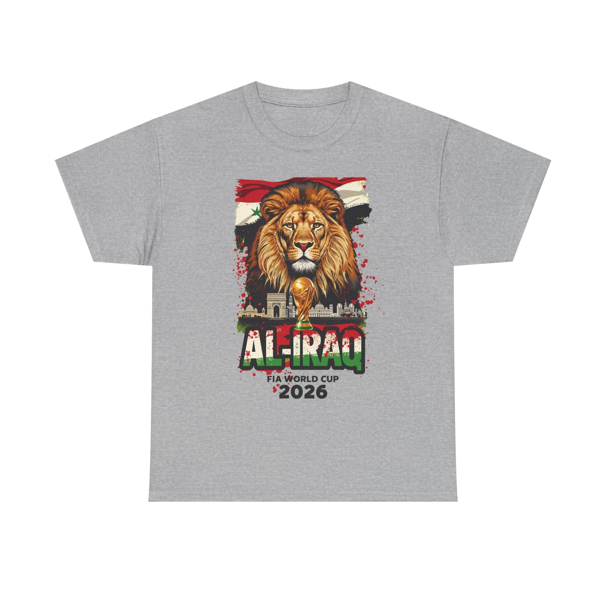 Iraq 2026 FIFA World Cup T-Shirt | Lions of Mesopotamia Fan Gift | Iraq Football Tee | Unisex Graphic Tee