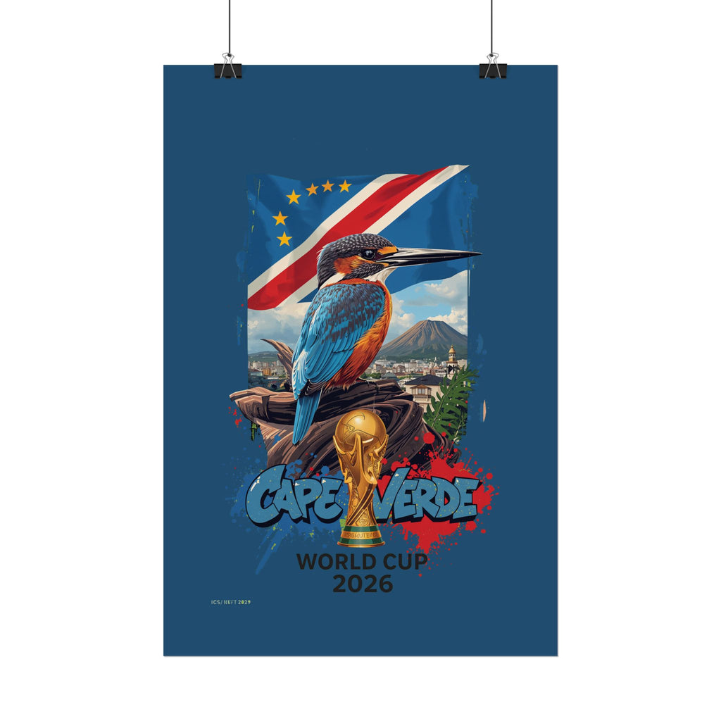 Cape Verde World Cup 2026 Poster - Rolled Football Fan Art