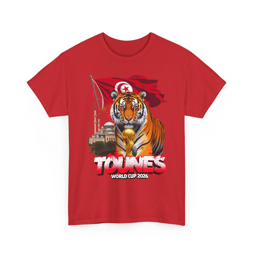 Tunisia 2026 FIFA World Cup T-Shirt | Carthage Eagles Fan Gift | Tunisie Football Tee | Unisex Graphic Tee