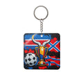 World Cup 2026 Norway Keychain Football Fan Gift Soccer Key Ring