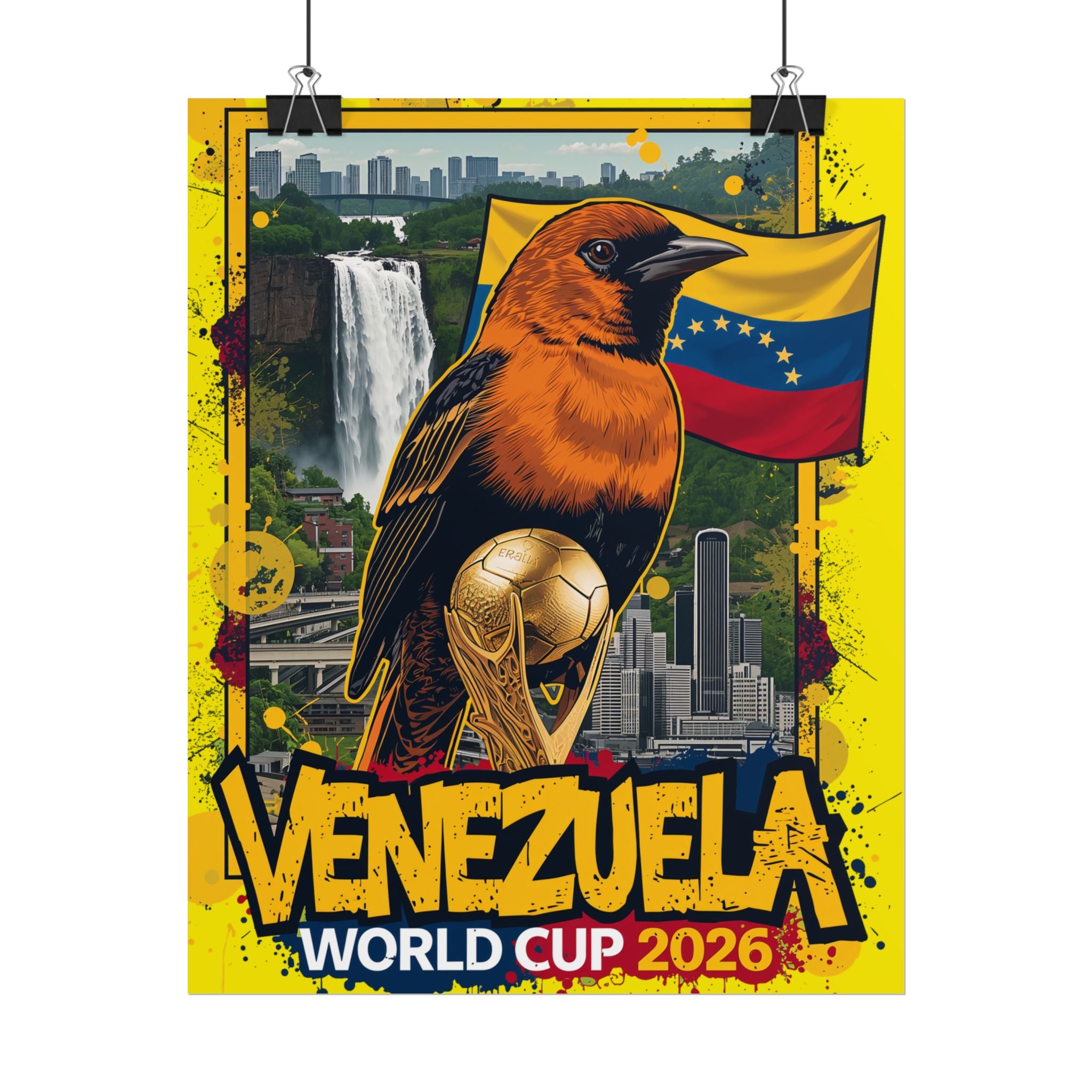 Venezuela World Cup 2026 Poster — Football/Selección Fan Art