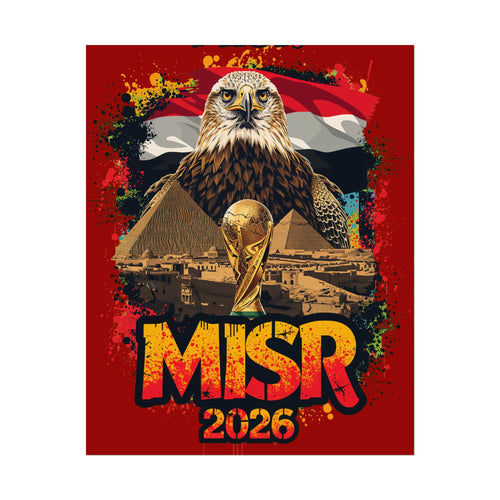 Egypt 2026 World Cup Poster - MISR Football Wall Art