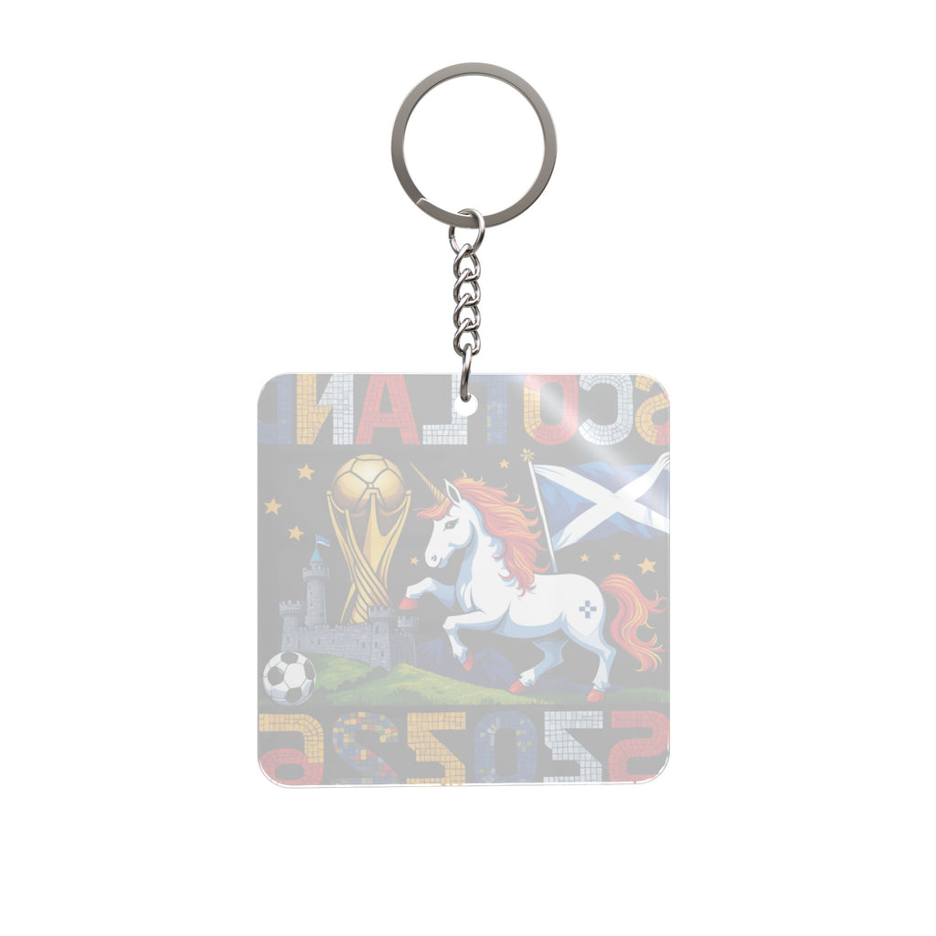 World Cup 2026 Scotland Keychain Football Fan Gift Soccer Key Ring