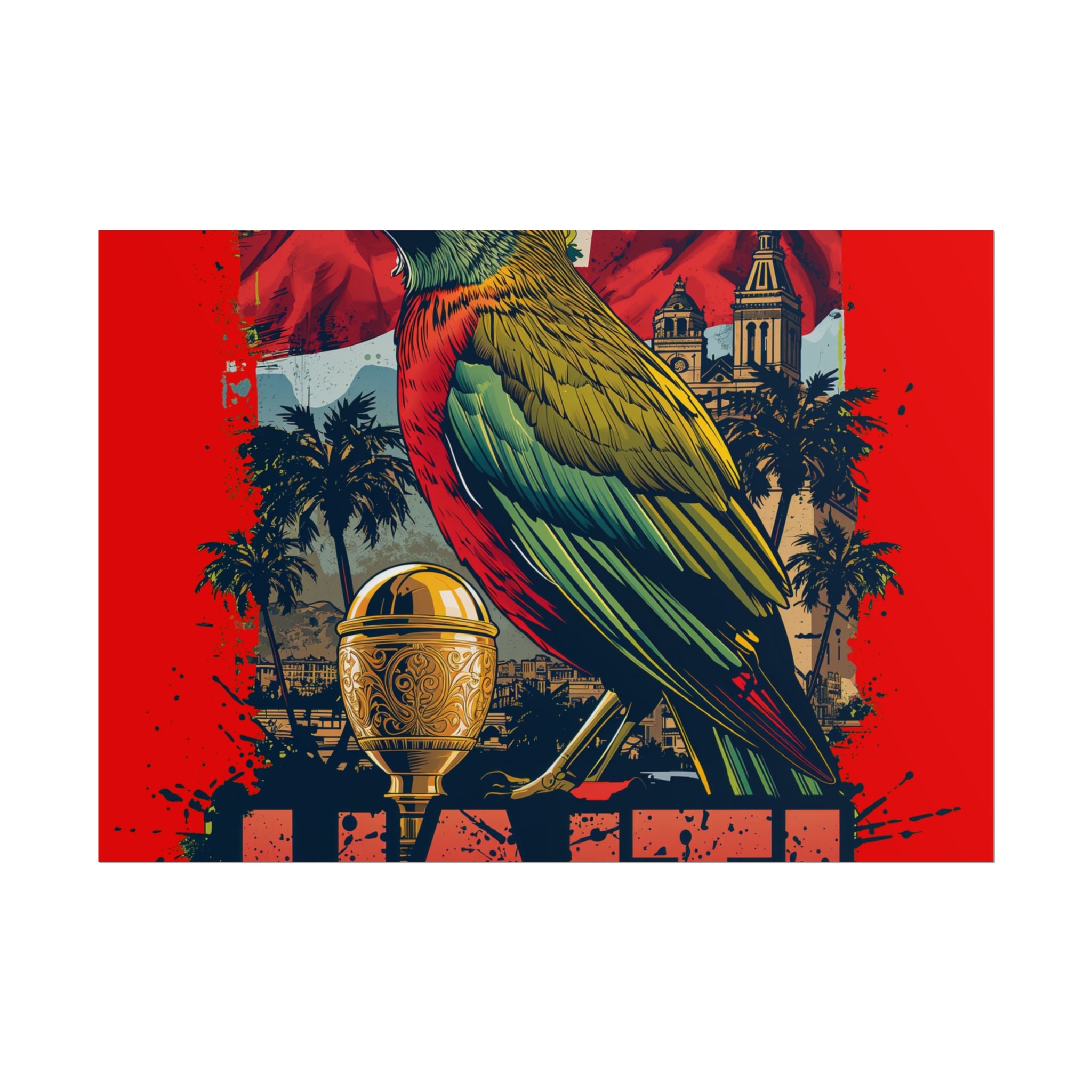 Haiti Soccer Poster 2026 World Cup Les Grenadiers Wall Art Football Print
