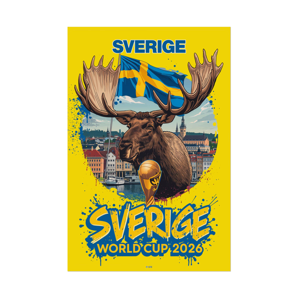 Rolled Poster — Sverige World Cup 2026 Moose Poster