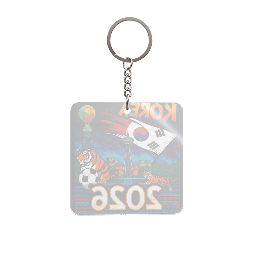 World Cup 2026 South Korea Keychain Football Fan Gift Soccer Key Ring