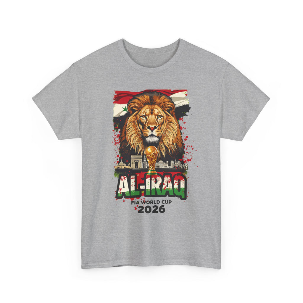 Iraq 2026 FIFA World Cup T-Shirt | Lions of Mesopotamia Fan Gift | Iraq Football Tee | Unisex Graphic Tee