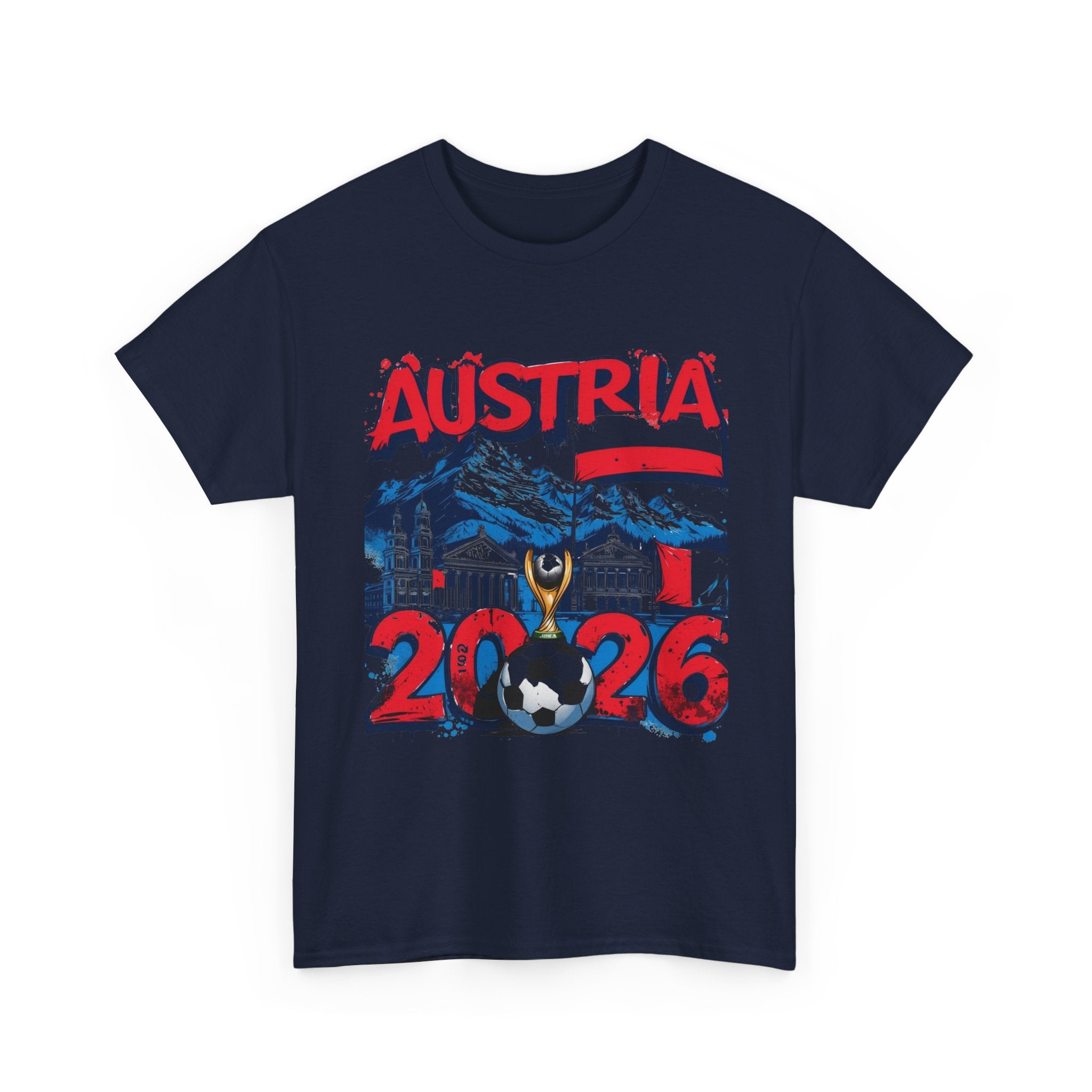 Austria 2026 FIFA World Cup T-Shirt | Das Team Fan Gift | Austrian Soccer Tee | Unisex