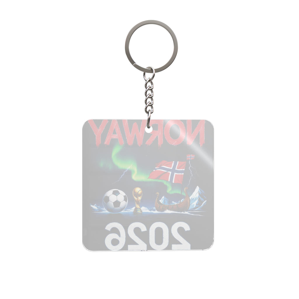 World Cup 2026 Norway Keychain Football Fan Gift Soccer Key Ring