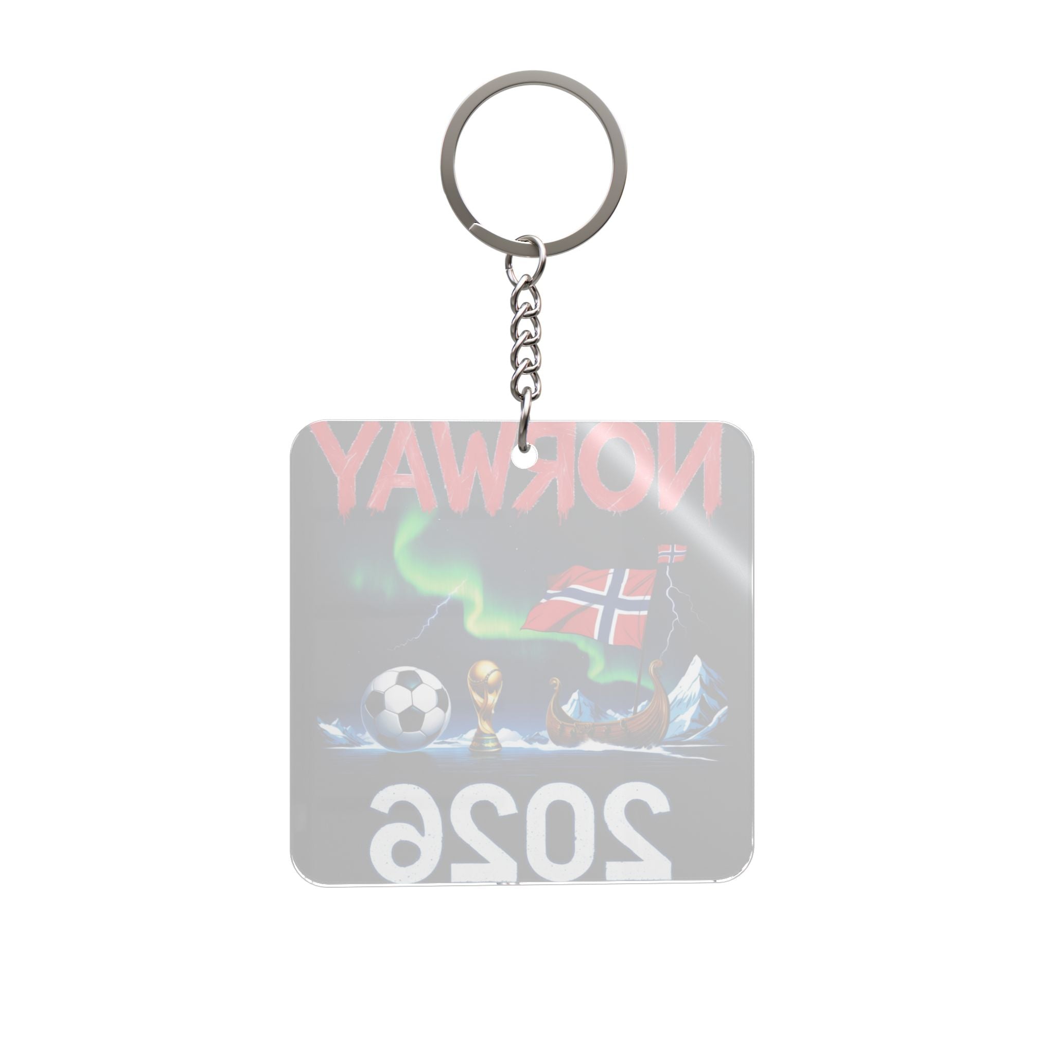 World Cup 2026 Norway Keychain Football Fan Gift Soccer Key Ring