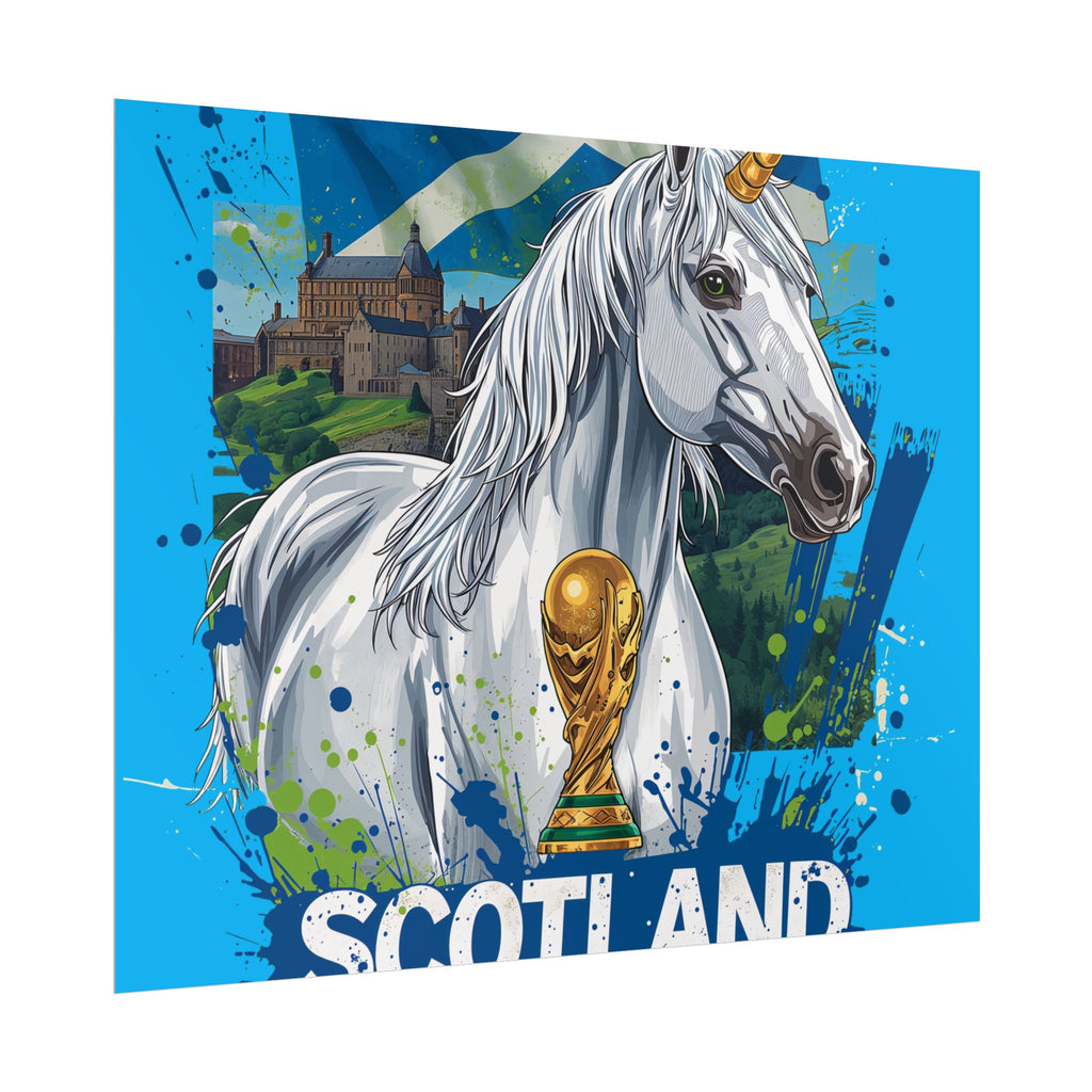 Scotland Soccer Poster 2026 World Cup Tartan Army Wall Art Football Print