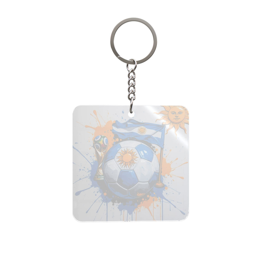 World Cup 2026 Argentina Keychain Football Fan Gift Soccer Key Ring
